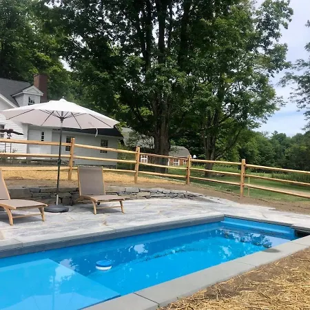 Berkshire Vacation Rentals: Private Estate Heated Yearround Outdoor Pool